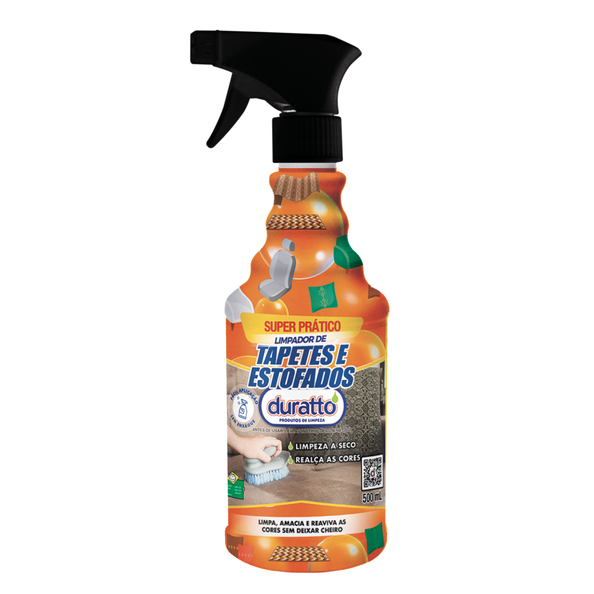 LIMPADOR DE TAPETES E ESTOF. 500ML - PU