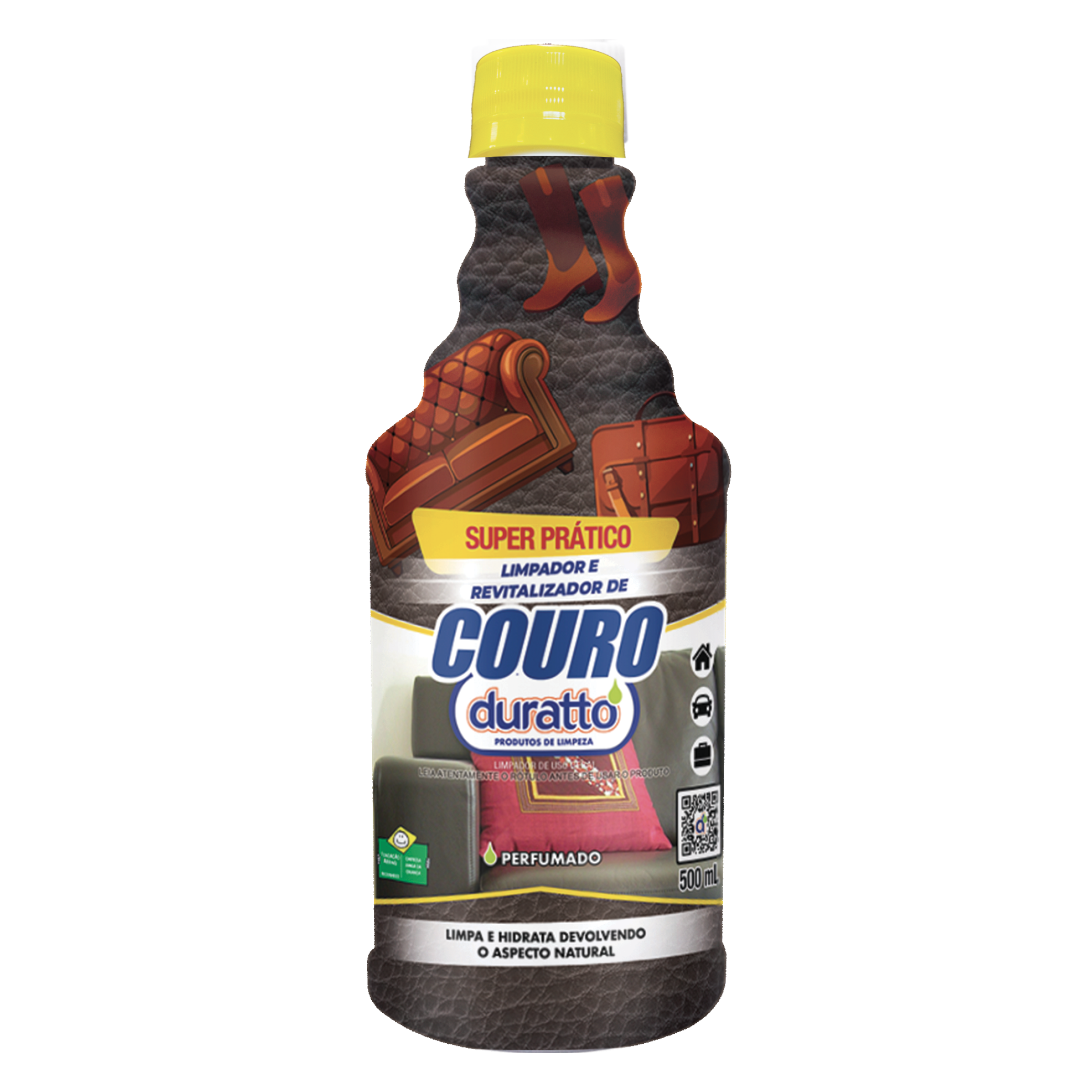 LIMPADOR REVITALIZADOR DE COURO 500ML