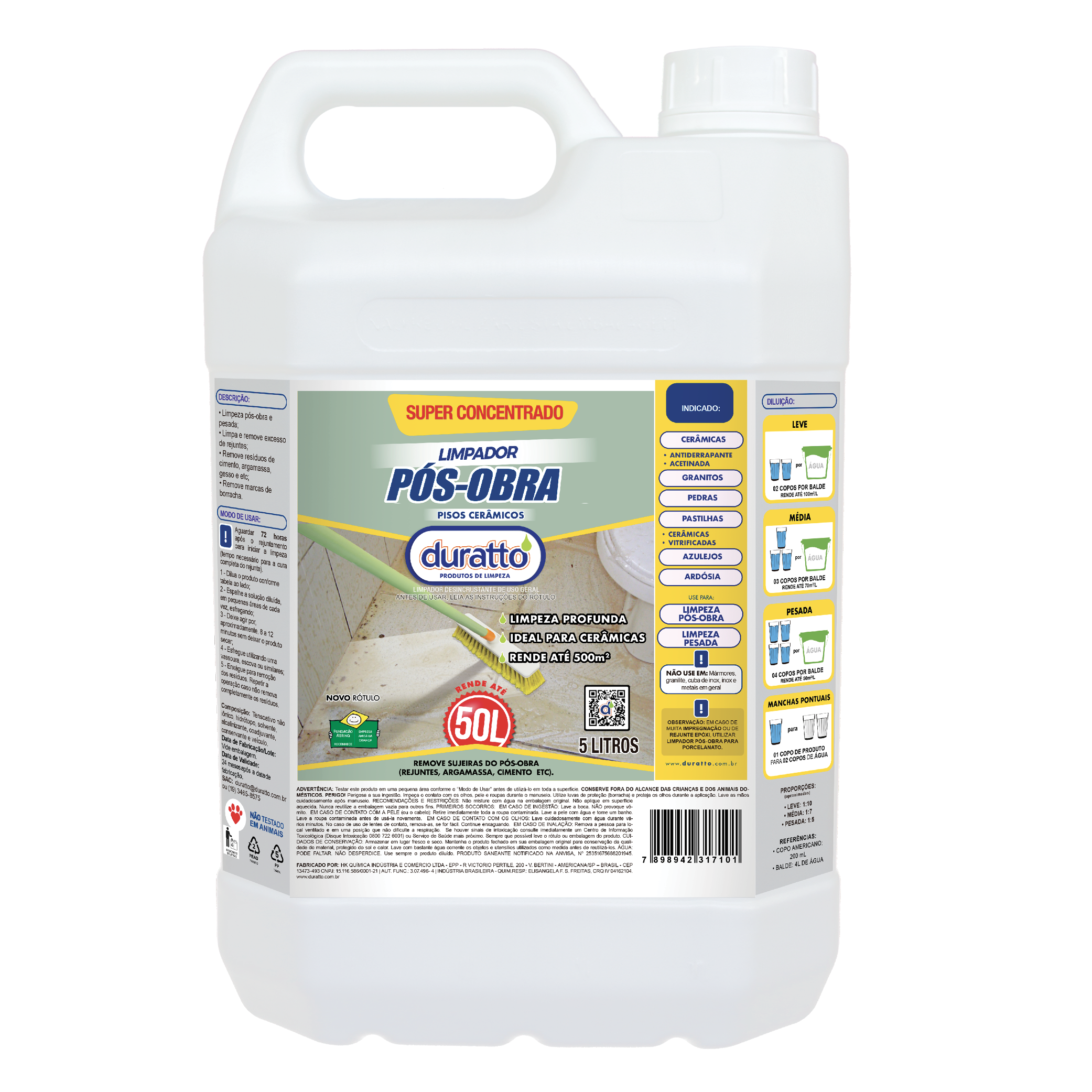 LIMPADOR POS OBRA 5L