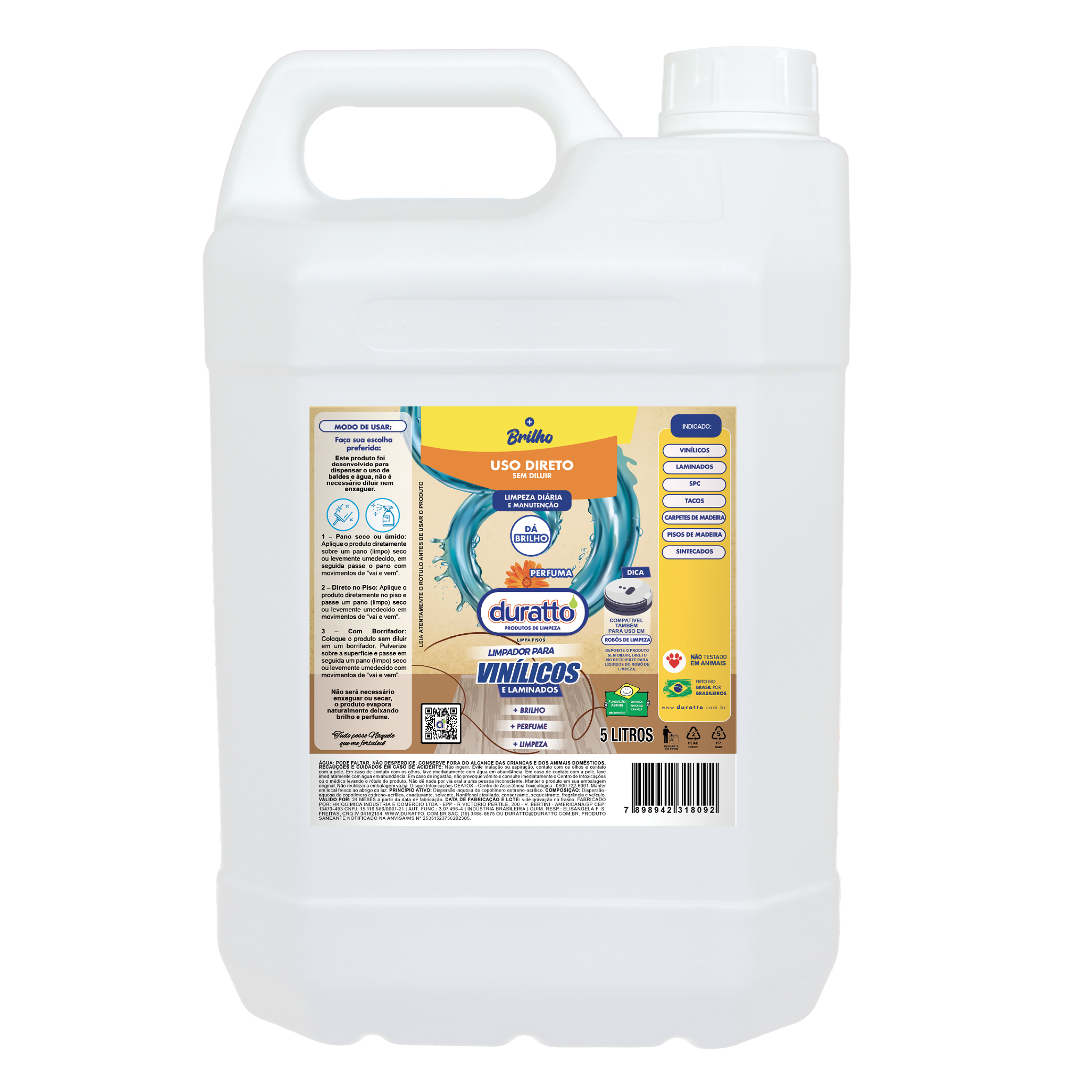 LIMPADOR DE  VINILICOS E LAMINADOS  5L